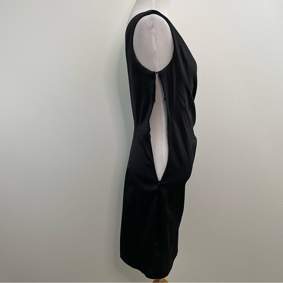 Urban Behavior | Black Satin Beaded Dress - Picture 5 of 11